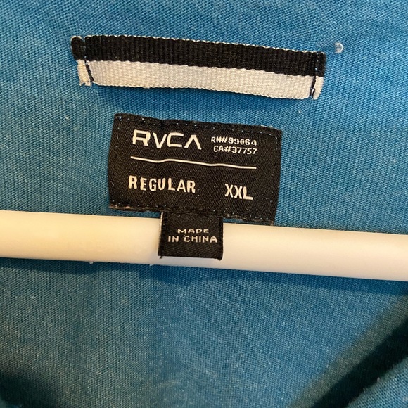 Blue polo RVCA - Picture 3 of 4